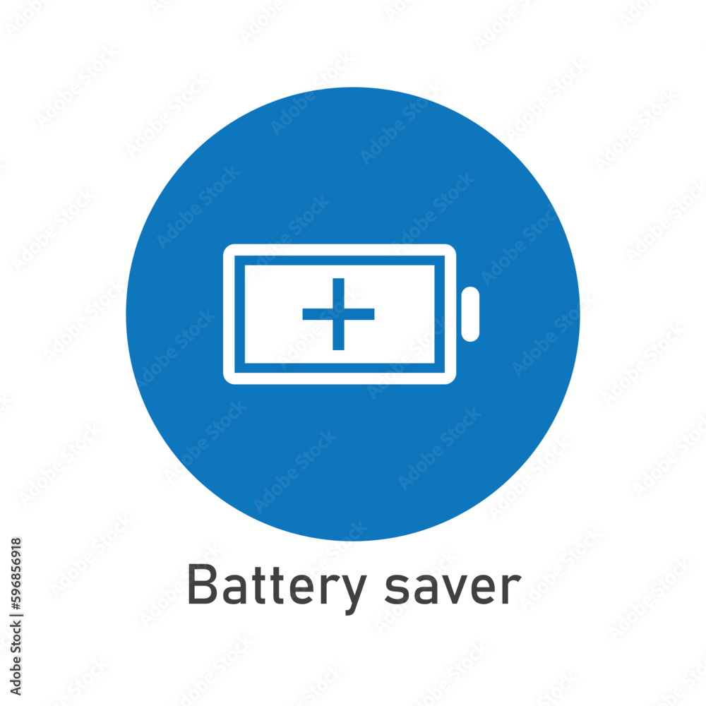 Battery Saver Icon Vector Image Illustration. Mobile Phone Icon. Battery Saver Icon Vector Image Illustration. Mobile Phone Icon.