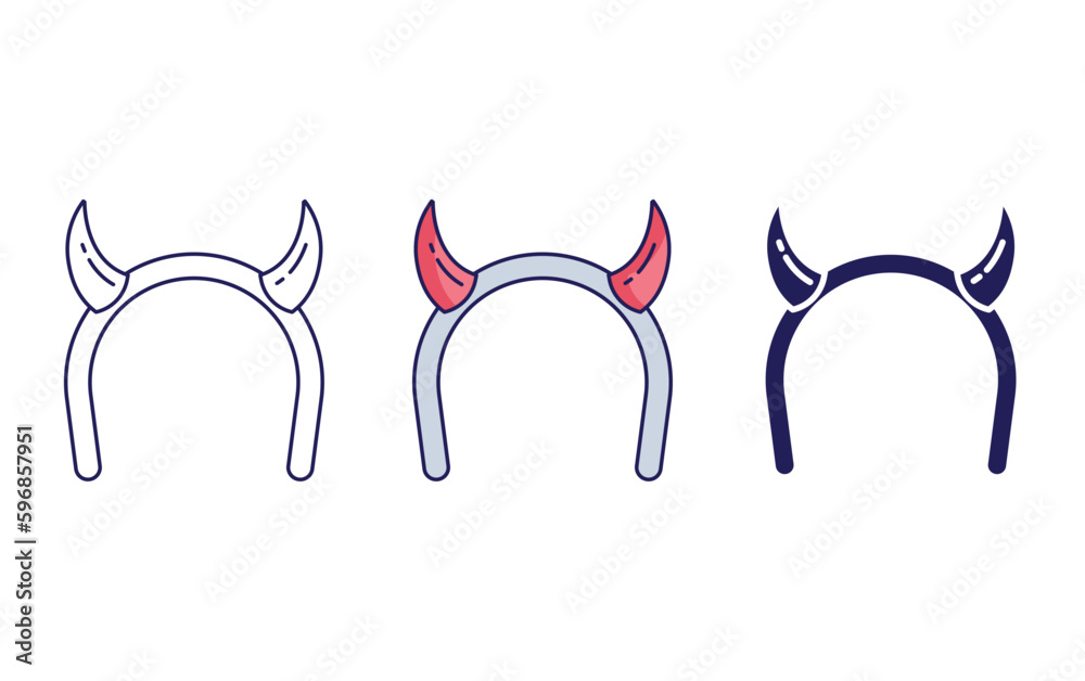 Horns vector icon