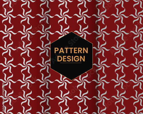 Modern art deco pattern Vector illustration or .Decorative flower texture background,labels and frames for packaging for luxury products in trendy linear pattern style.