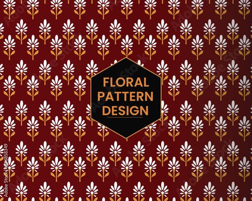 Modern art deco pattern Vector illustration or .Decorative flower texture background,labels and frames for packaging for luxury products in trendy linear pattern style.