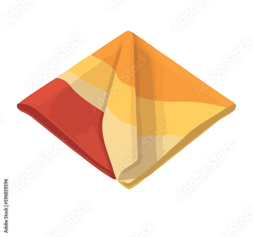 elegant and colorful napkin