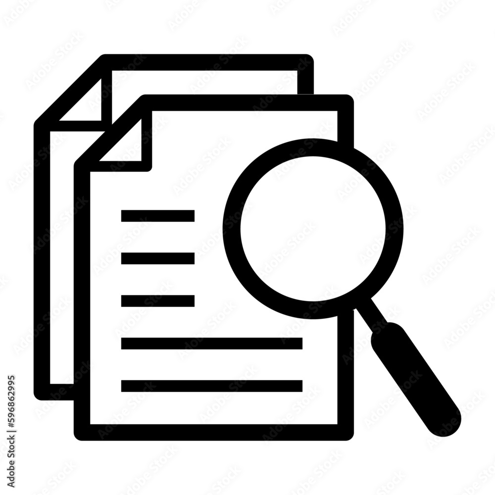 case study, Paper, search icon case study, Paper, search icon