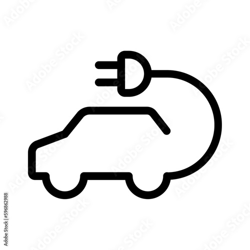 car icon, hybrid vehicles vector, eco friendly auto, electric vehicle icon