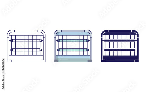 tube killer vector icon