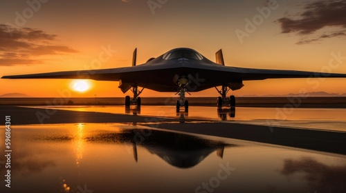 Northrop B-2 Spirit stealth bomber jet