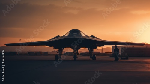 Northrop B-2 Spirit stealth bomber jet
