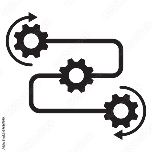 work flow icon.