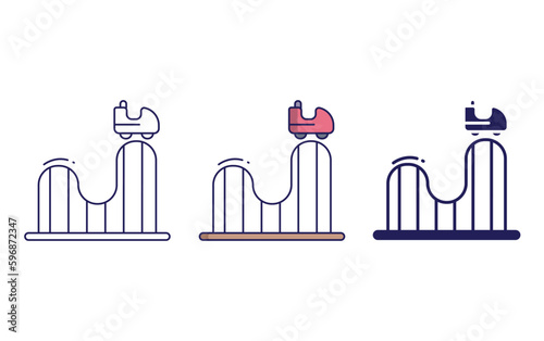 the moment of force vector icon