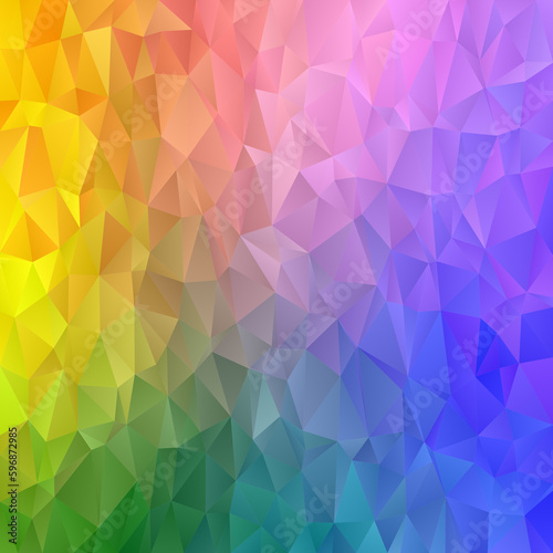 Colorful polygon pattern