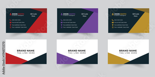 Creative and modern business card template Corporate Business Card Minimal Business Card Modern Business Card Creative and Clean Business Card creative business card Vector illustration Visiting card