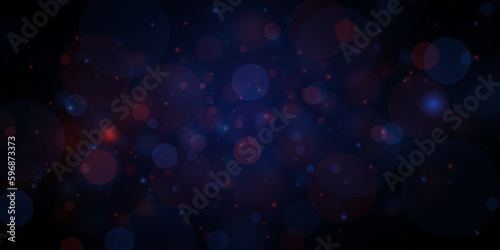 Amazing abstract colorful background of lights and light bokeh. On a black background.	
