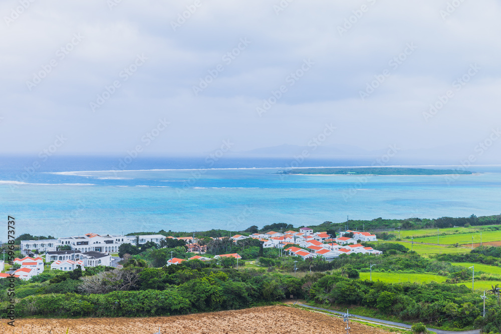 小浜島　西大岳展望台から望む絶景　　
