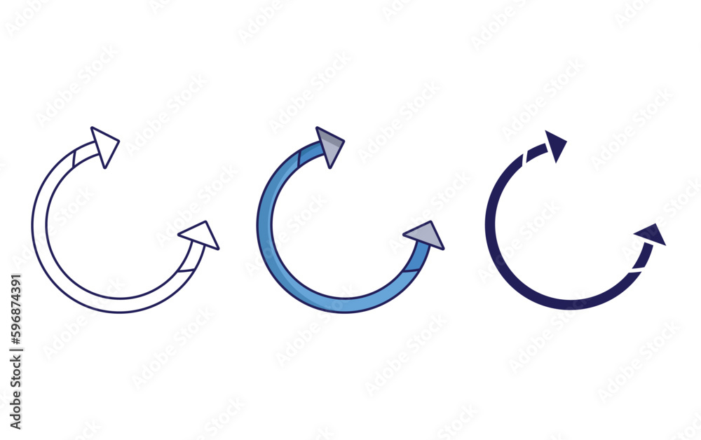 Obraz premium Outline Ring vector icon