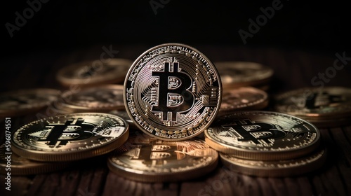 bitcoin coins or currency, generative ai