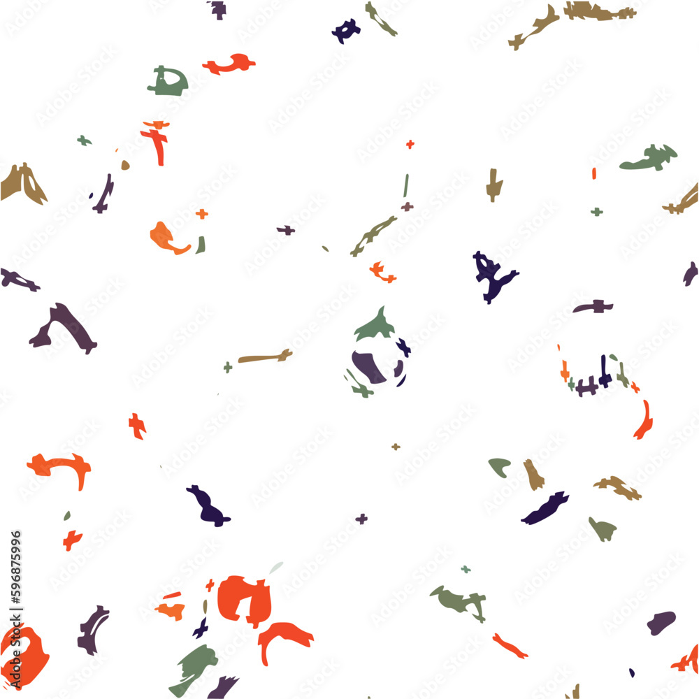 Seamless abstract pattern. Hand drawn doodle round shapes isolated on white background, vintage childish texture for print, fabric, textile, apparel. Vector illustration Seamless abstract pattern. Hand drawn doodle round shapes isolated on white background, vintage childish texture for print, fabric, textile, apparel. Vector illustration