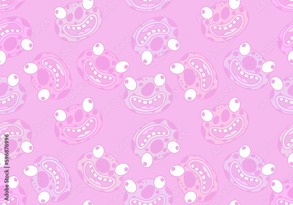 Cartoon kawaii animals seamless frogs pattern for wrapping paper and fabrics and linens and kids clothes print Cartoon kawaii animals seamless frogs pattern for wrapping paper and fabrics and linens and kids clothes print