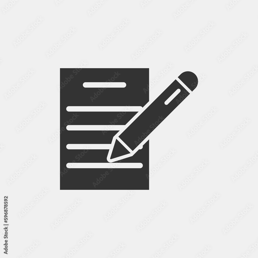 Report vector icon illustration sign