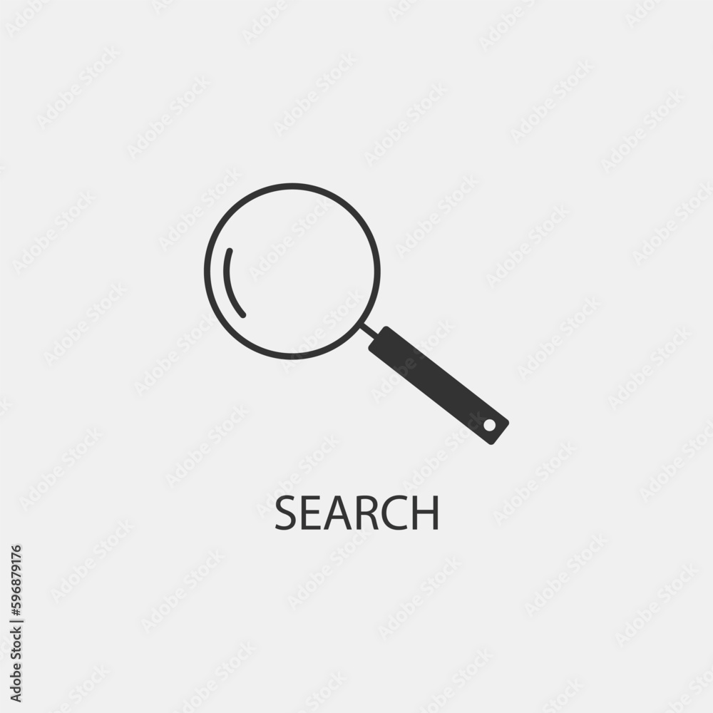 Search vector icon illustration sign Search vector icon illustration sign