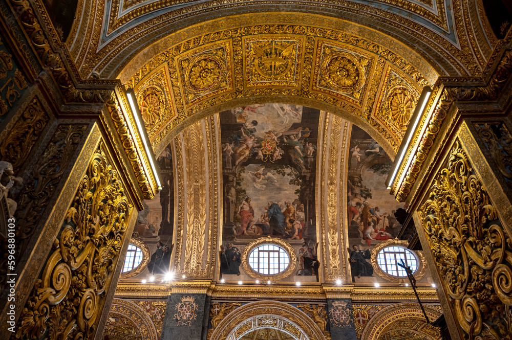Obraz premium St. John's Co-Cathedral in Valletta, Malta