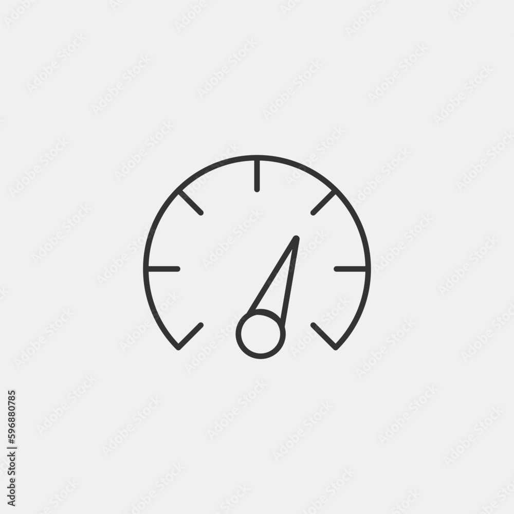 Velocity icon illustration sign Velocity icon illustration sign