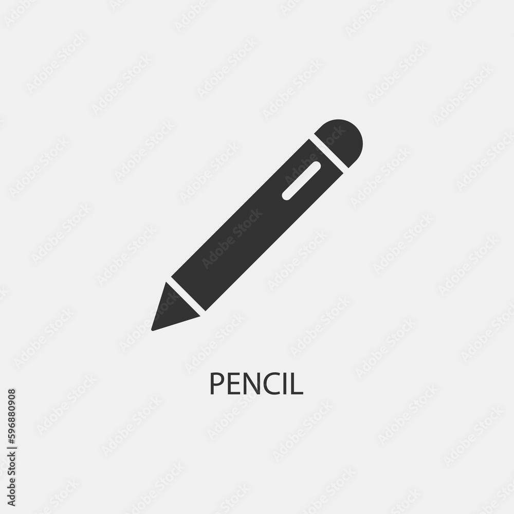 Pen vector icon illustration sign Pen vector icon illustration sign