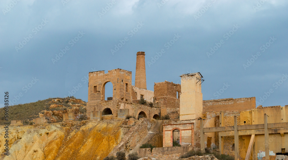 Ruinas de minas en Mazarrón (Murcia)