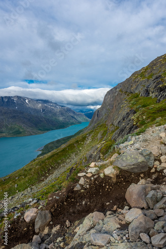 Beautiful landscape of Jotunheimen National Park from the Besseggen  Ridge, Norway © Stefano Zaccaria