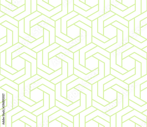 A pattern that is lime green and white