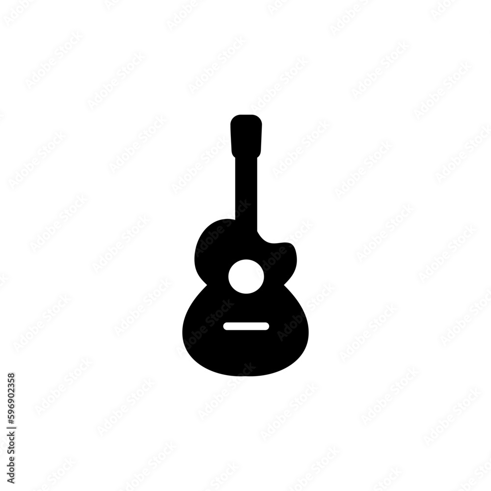 Guitar icon vector. musical instrument sign Guitar icon vector. musical instrument sign