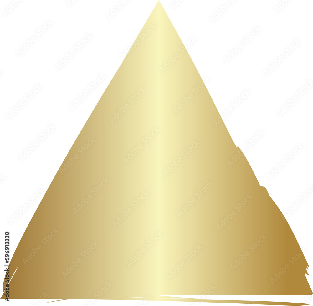 Gold grunge triangle frame Gold grunge triangle frame
