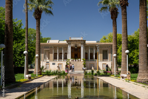 The Building in Afifabad Garden, Shiraz, Iran photo