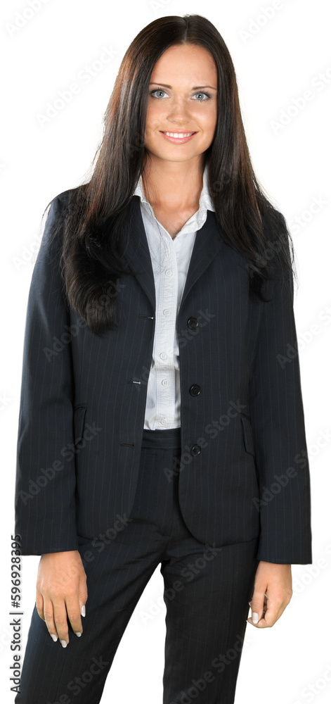 Beautiful young brunette businesswoman Beautiful young brunette businesswoman