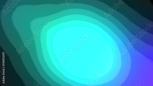 Posterized gradient color of blue wavy pattern. 2D computer rendering pattern photo