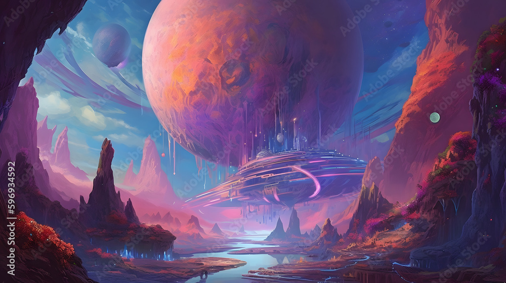未知の惑星の旅 No.003 | Journey to an Unknown Planet Generative AI