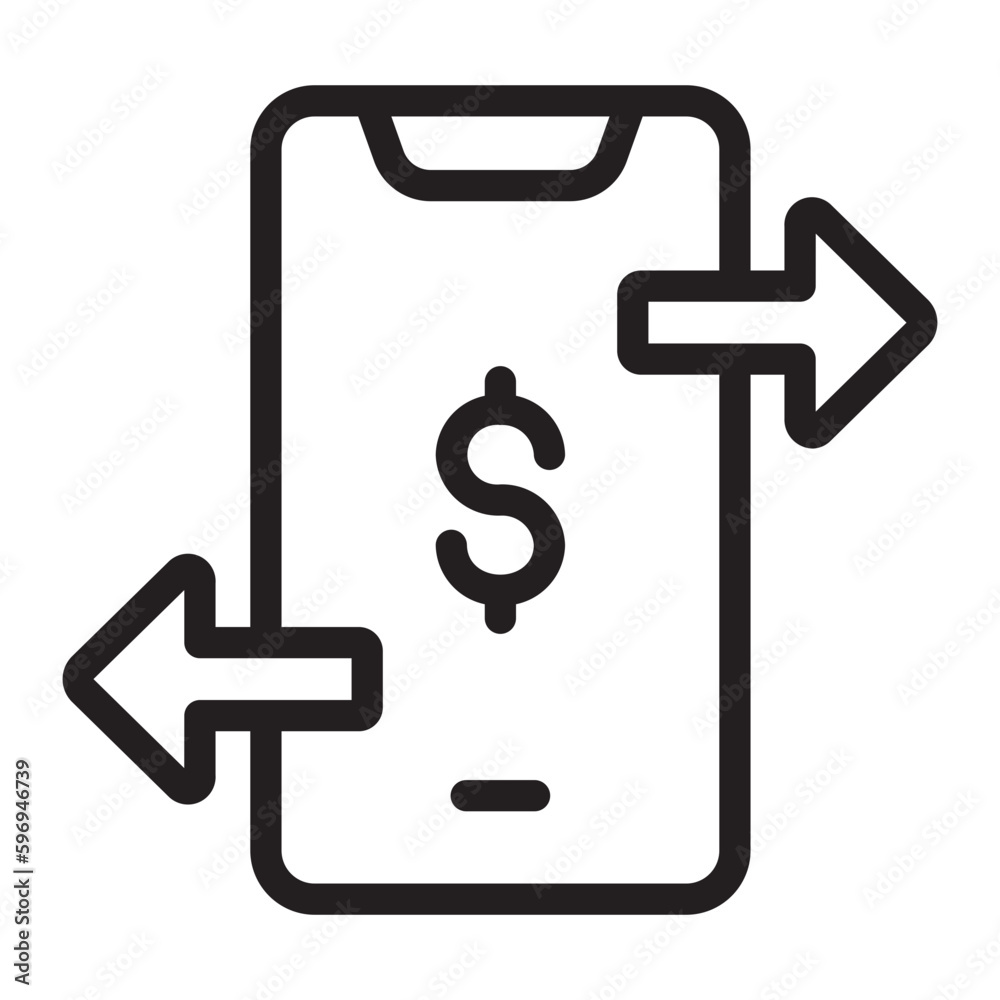 transaction line icon
