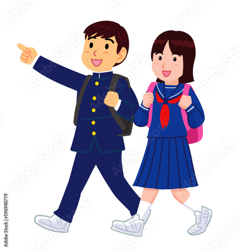 修学旅行で自由行動をする