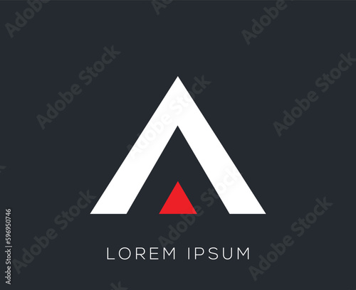 Free Download Initial Alphabet 'A' Logo Design Template - GFXLoad