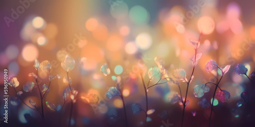 Bokeh lights and background