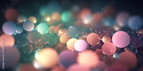 Bokeh lights and background