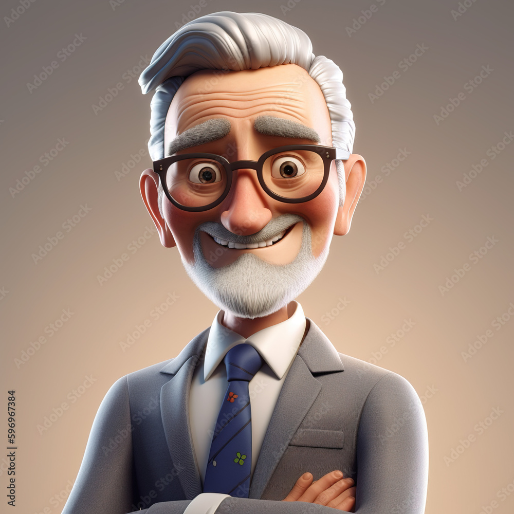 Successful mature businessman looking at camera with confidence Successful mature businessman looking at camera with confidence