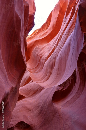 Lower Antelope Canyon a Natural attraction in the Navajo Reservation near Page, Arizona USA