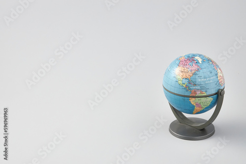 A globe that shows the world at a glance