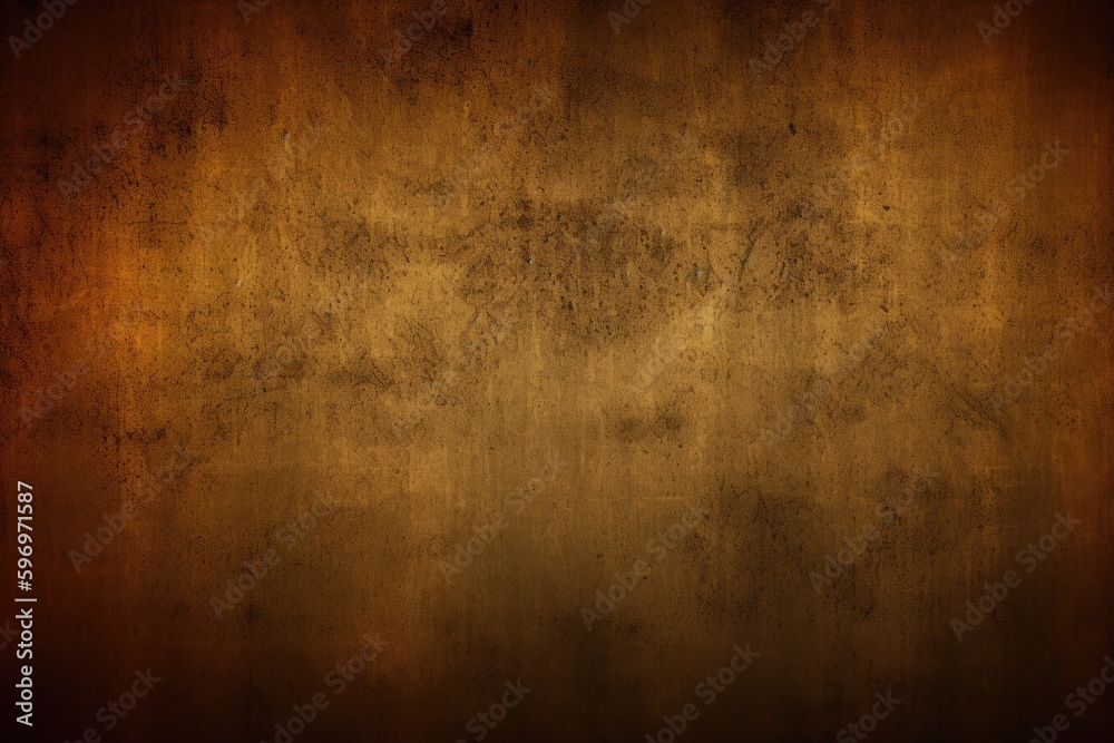 Fototapeta premium textured dark brown background with speckled light spots. Generative AI