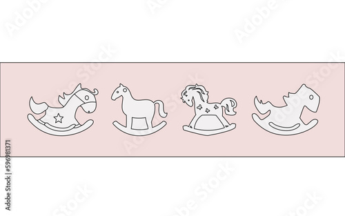 HORSE TOY VECTOR