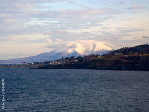  Mount Komagatake (Komagatake volcanic) in Hakodate, Hokkaido, Japan.