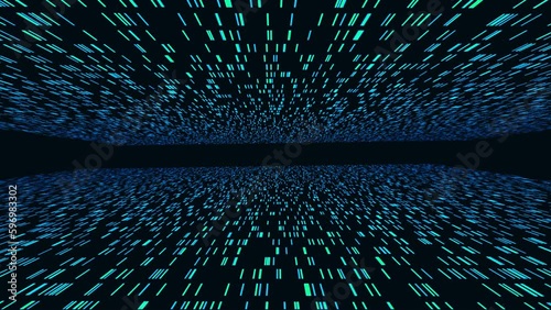 Big Genomic Data Visualization - DNA Test, Barcoding, Genome Map Architecture. Available in 4K video render animation footage.