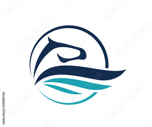 Flying horse logo design