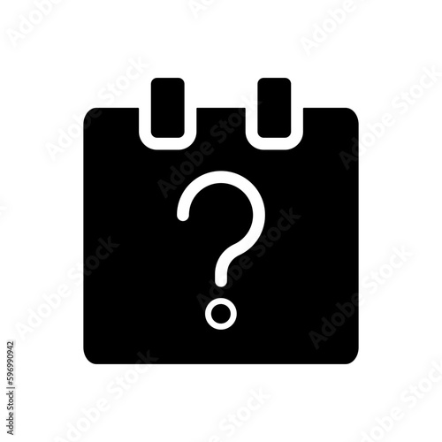 Question glyph icon for business and finance, Frequently asked questions, happening, faq, help, ask logo	