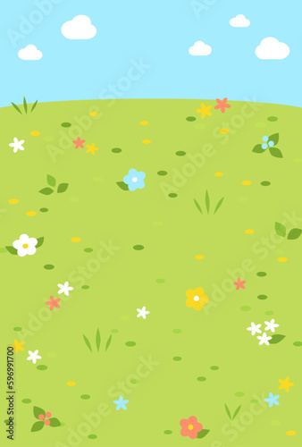 背景イラスト_草原