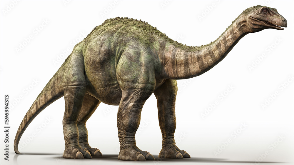 Fototapeta premium プラキオサウウスのイメージ - image of Brachiosaurus - No1 Generative AI
